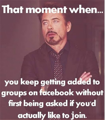 avoid annoying and persistent Facebook group