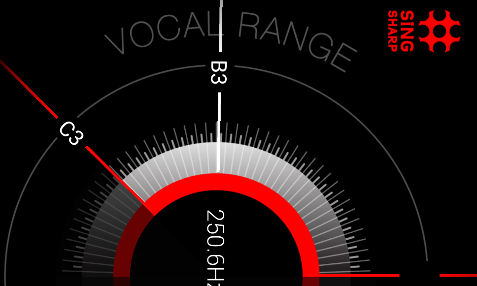 vocal range - sing sharp