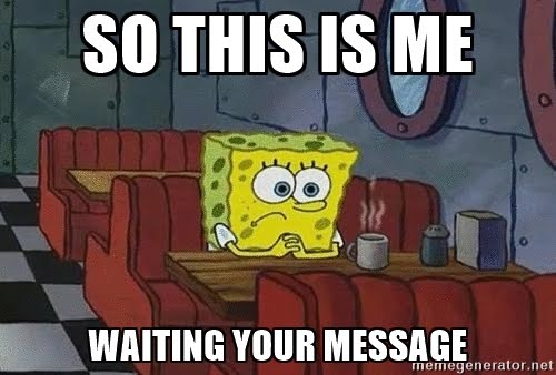 Whatsapp waiting for message