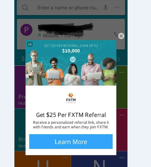 pop up ads annoying android app
