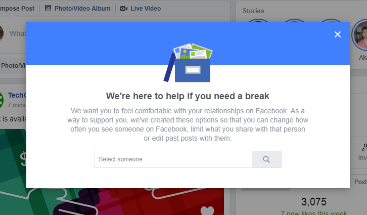 take a break facebook friends
