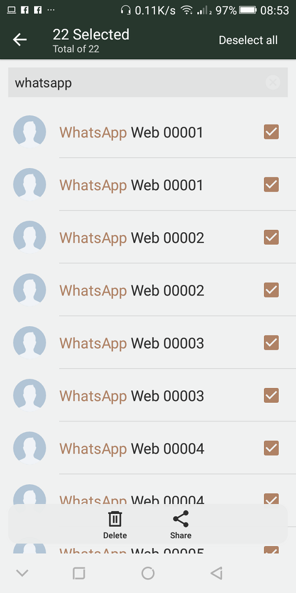 Save unknown whatsapp number