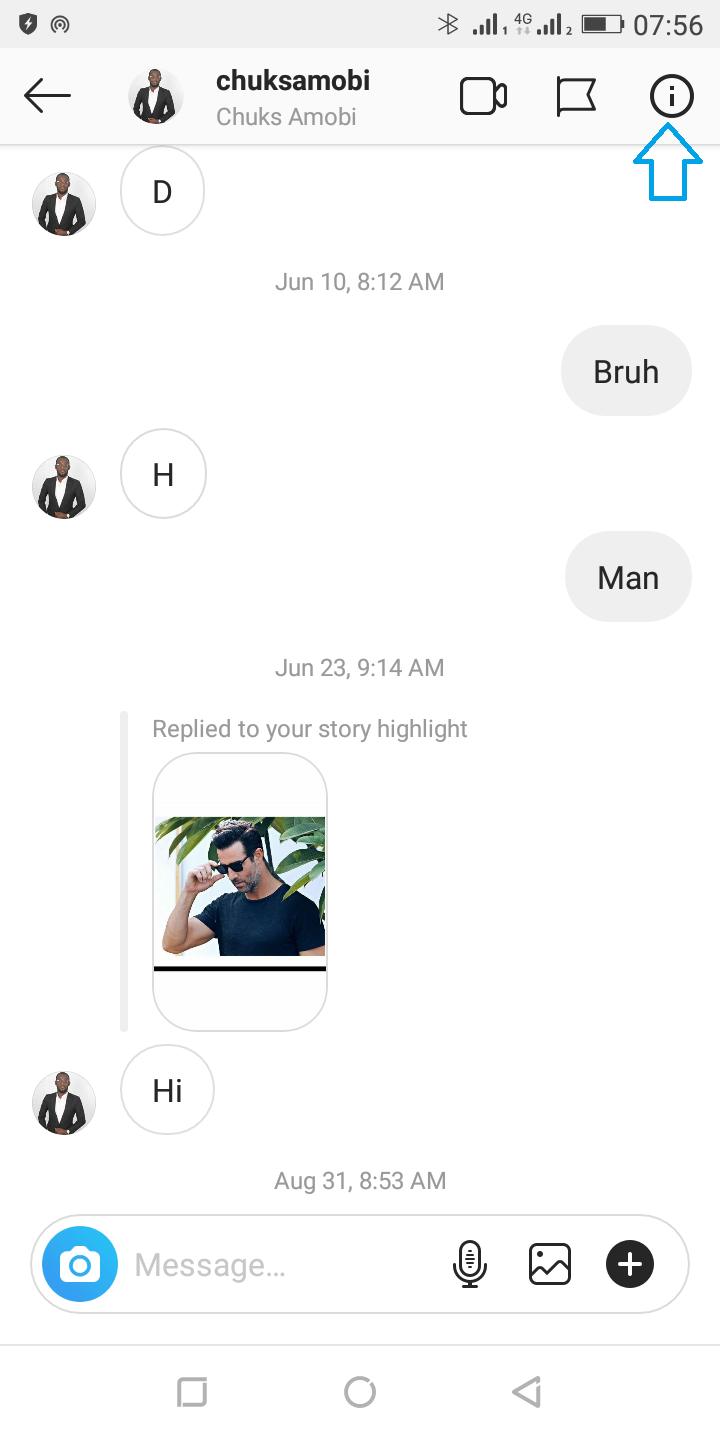 ignore instagram messages