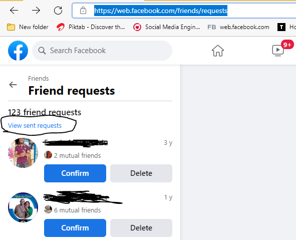 cancel facebook friend requests